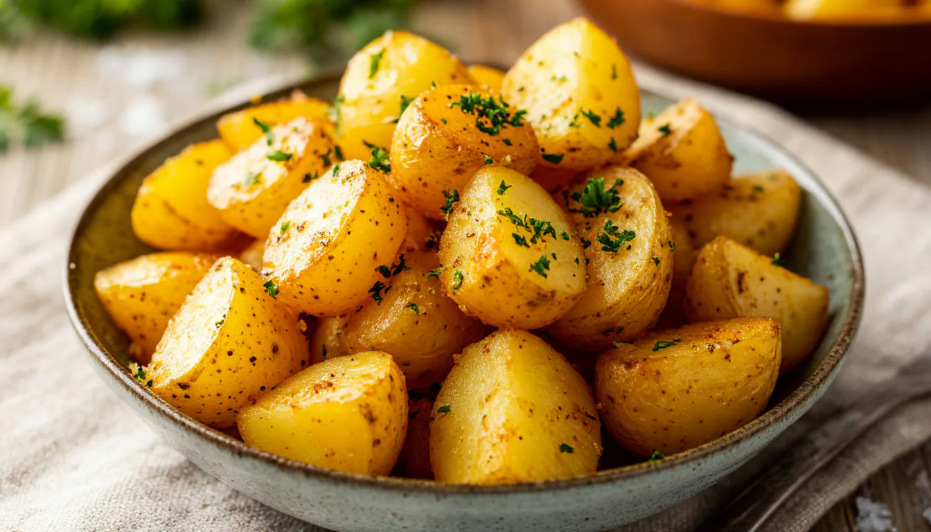Вкуснятина из картофеля за 5 минут без возни. Получается ничуть не хуже жареного во фритюре - готовится за пару минут