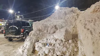 В Пензе ночью вывезли 7 тысяч кубометров снега
