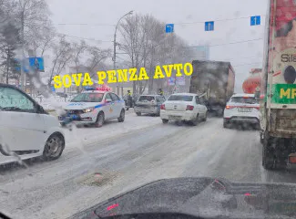 Из-за ДТП на проспекте Победы в Пензе образовалась затор