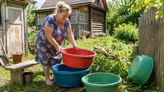 Скупаю на Авито обычные пластиковые тазы — но не для стирки: соседи смеялись, пока не увидели мой дачный гаджет