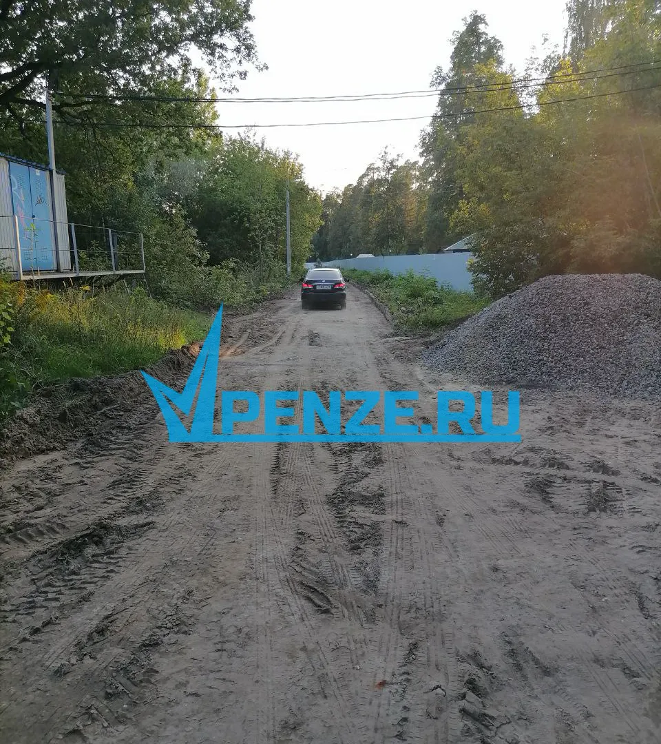Спустя 7 лет в Пензе начали благоустраивать убитую дорогу на ул. Спартаковской