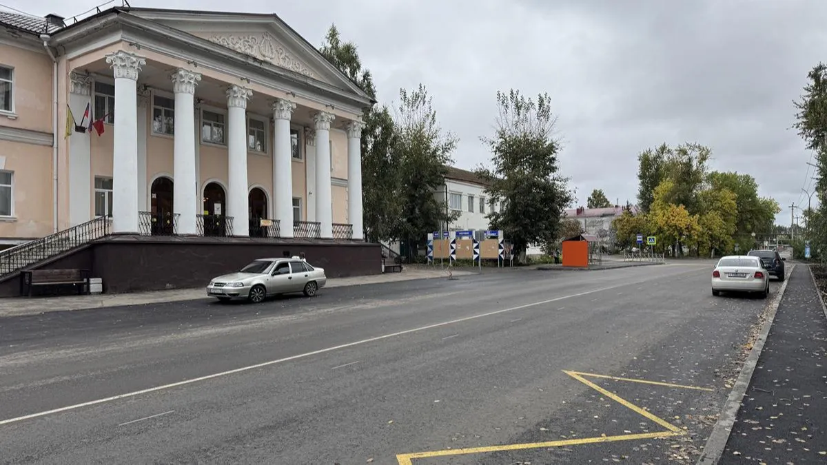 В Нижнем Ломове завершили капремонт участка улицы Маяковского
