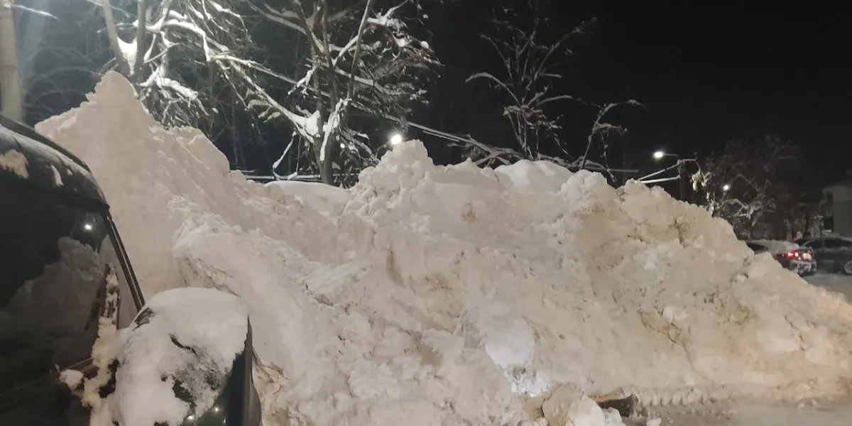 Пензенцы просят вывезти снег из города, чтобы предотвратить весенний потоп