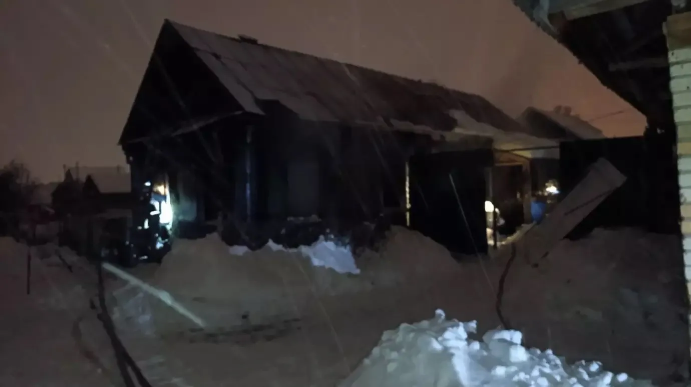 Смертельный пожар произошел в поселке Лунино