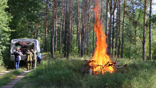 В Пензенской области пролили особый противопожарный режим