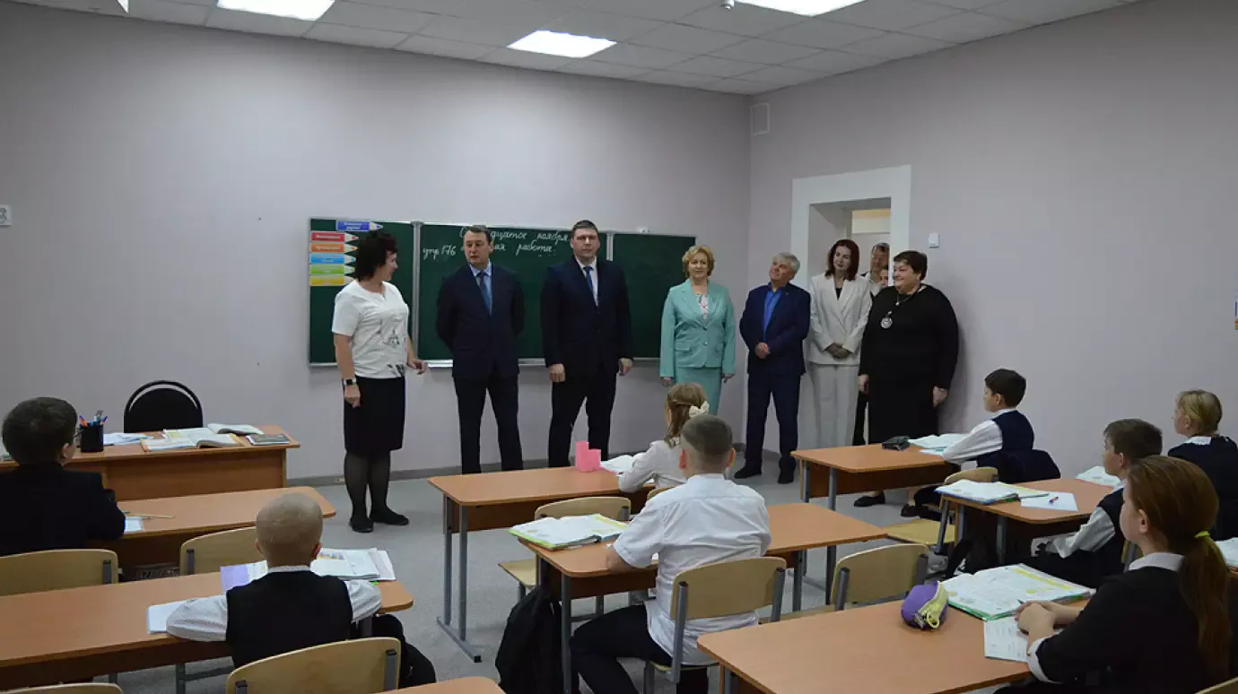 В Белинском районе завершился капремонт школы
