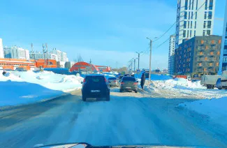 ДТП парализовало улицу Генерала Глазунова в Пензе