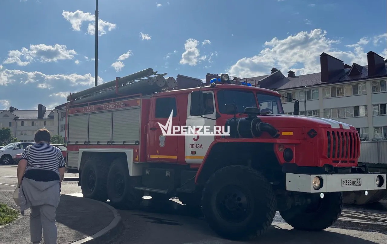 В Кузнецком районе пожар чуть не лишил жизни пожилого дачника