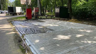 На Олимпийской аллее появится новая спортивная площадка