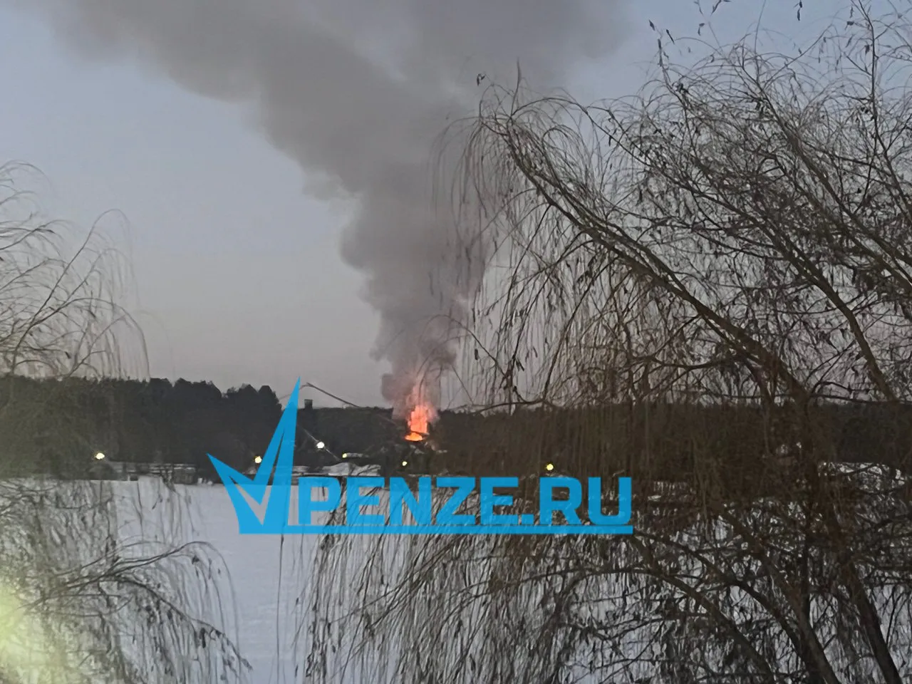 В Сердобске в девятиэтажке случился пожар