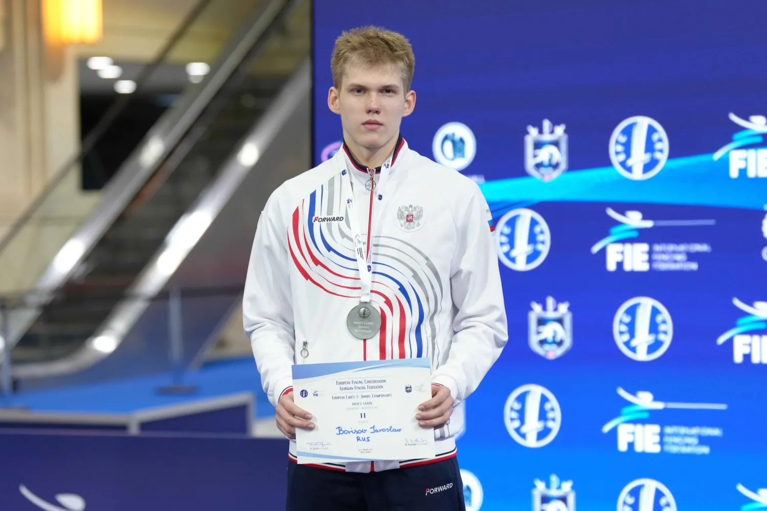Пензенец Ярослав Борисов взял серебро на Первенстве Европы по фехтованию