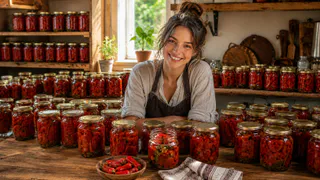 Закрываю по 50 банок и хочется еще: квашеные болгарские перцы в кисло-сладком соусе — вся хитрость не в уксусе и не в кипятке