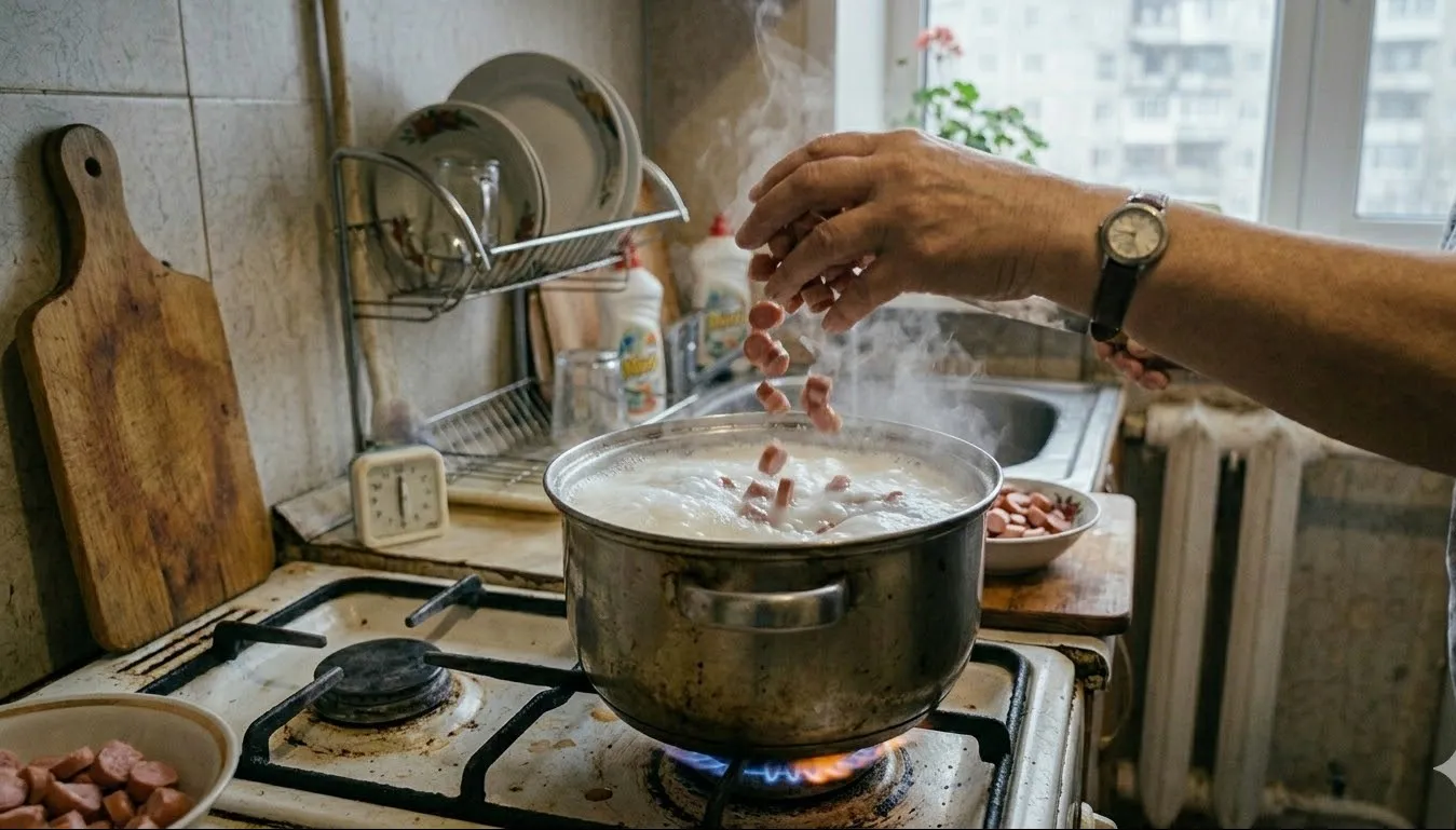 Добавила колбасу в кипящее молоко — случайная вкуснятина за копейки подойдет ко всем гарнирам