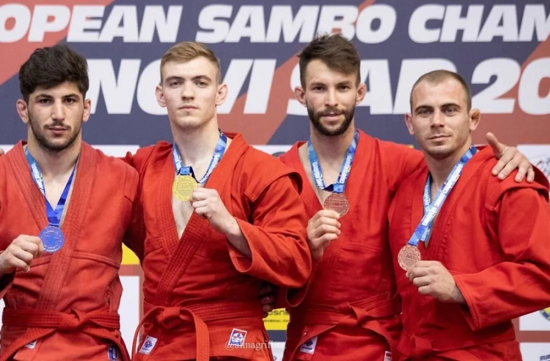 Пензенский самбист Затылкин завоевал золото на чемпионате Европы
