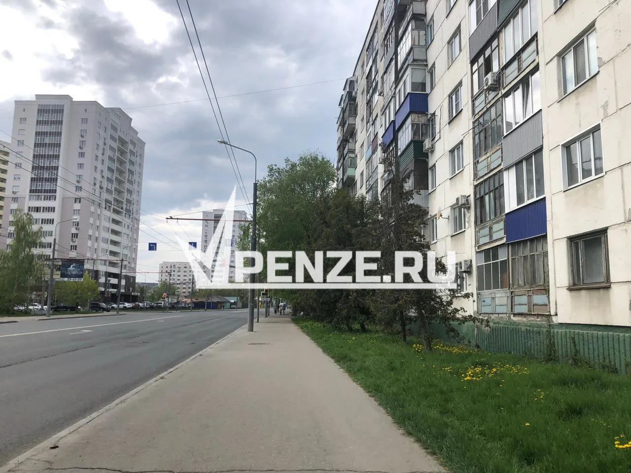 В центре Пензы на Суворова сбили девочку-подростка
