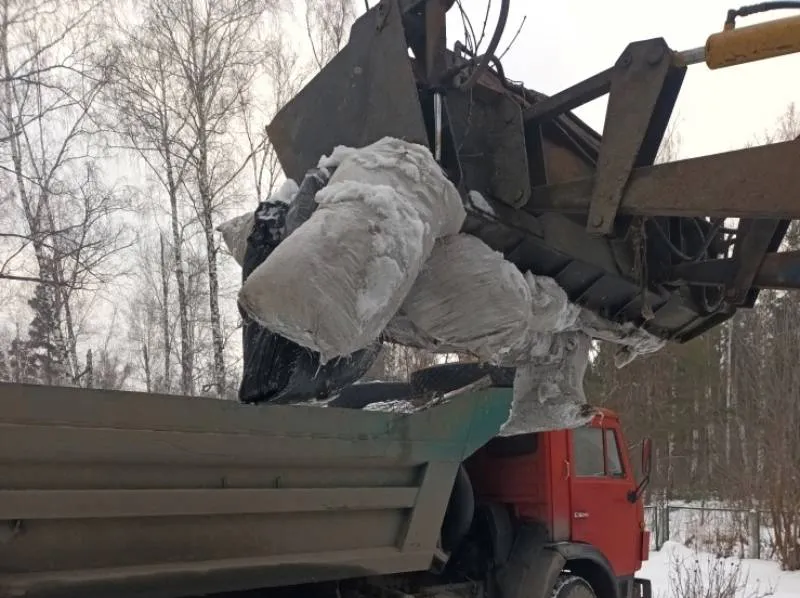 В Железнодорожном районе Пензы убрали мусор и обработали дорожки