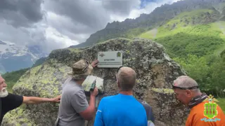 В горах Кавказа увековечили память погибших полицейских из Пензы
