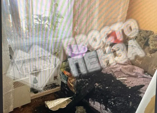 В Пензе в квартире на улице Шмидта рухнул потолок