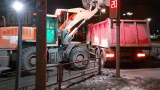 Пензенские улицы чистят от снега круглосуточно