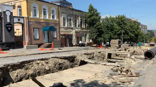 В центре Пензы начали новые работы по благоустройству сквера Ермина