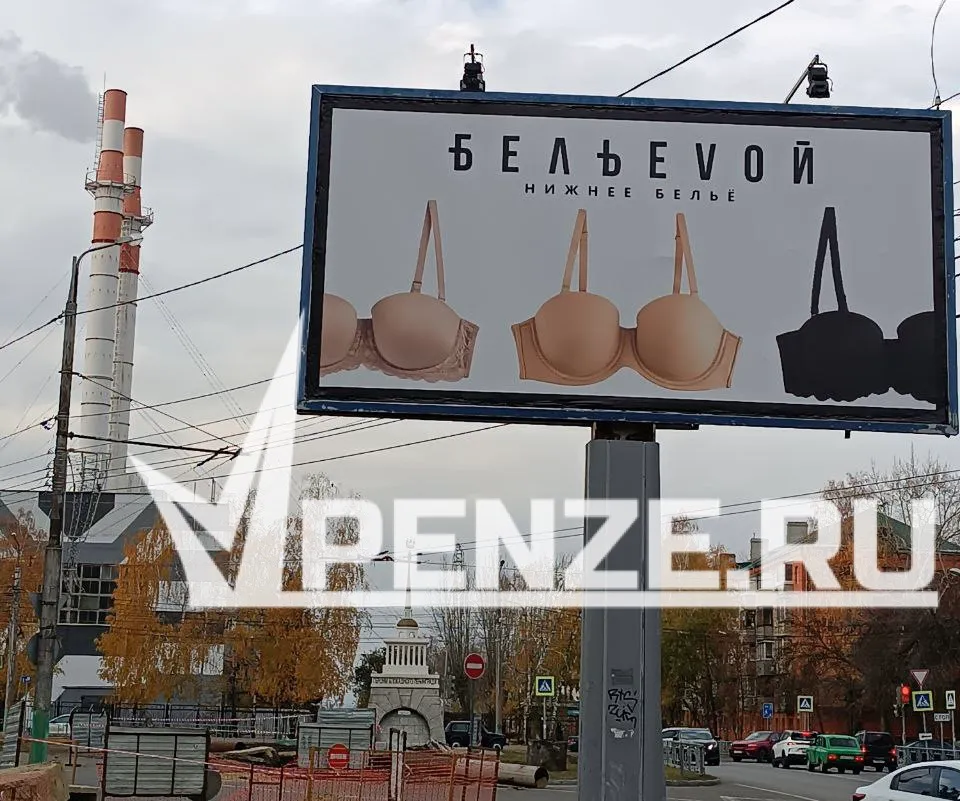 «Этот позор нужно немедленно снять!»: пензячку возмутила реклама нижнего белья на Западной Поляне