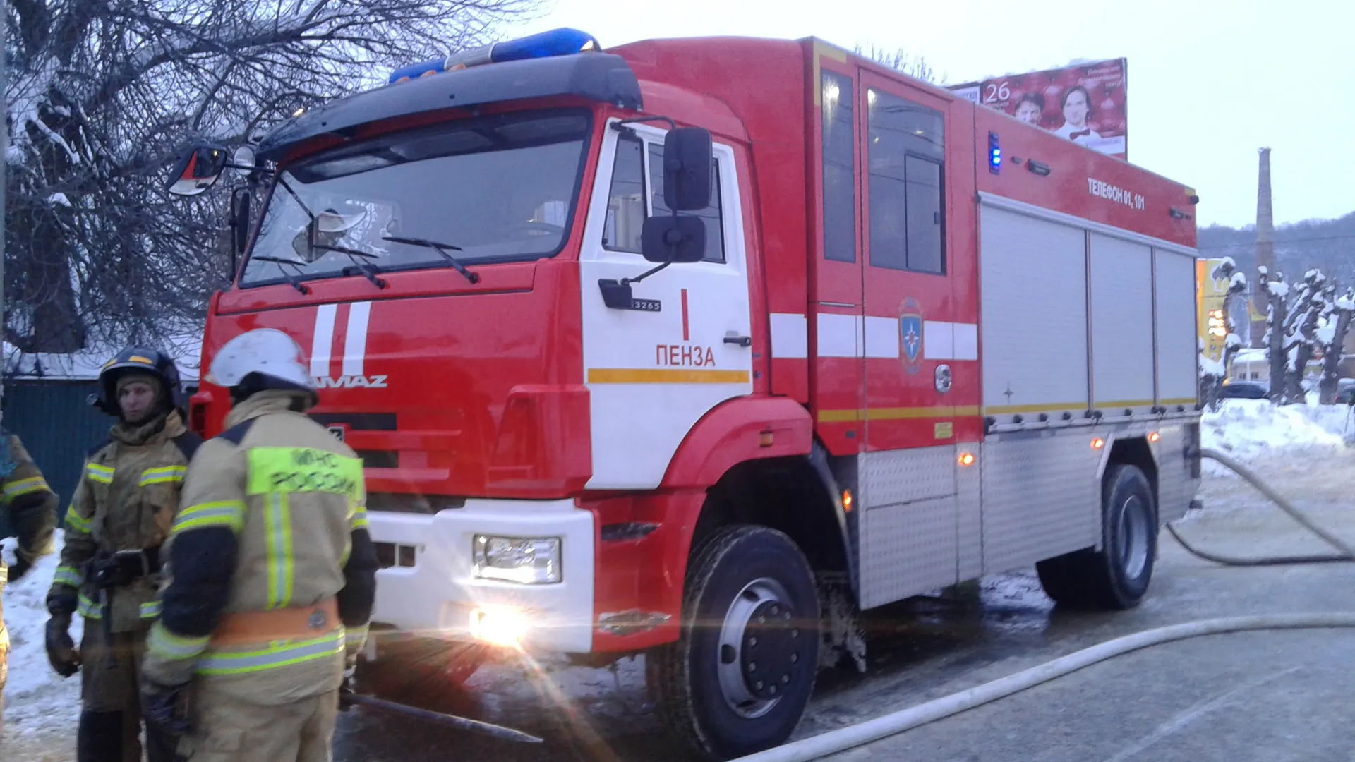 В Пензенской области пожарные потушили два пожара за прошедший день