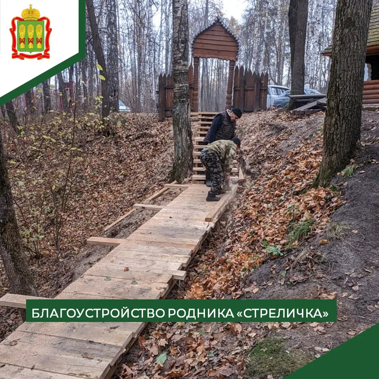 В Земетчинском районе местные жители благоустроили родник «Стреличка»