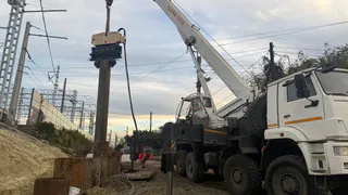 В Пензе реконструируют железнодорожный путепровод: задействованы 30 человек