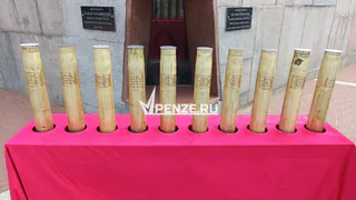 У Мемориала воинской и трудовой Славы в Пензе выставили гильзы советских времен с землей из городов-героев
