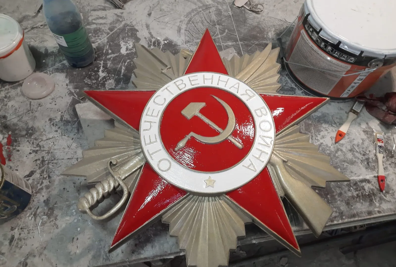 В Сердобске началась реставрация мемориального комплекса «Вечный огонь»