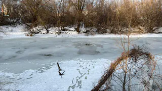 В пензенском микрорайоне Междуречье девушка провалилась под лед
