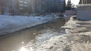 Пензенцы жалуются на подтопления дворов из-за таяния снега