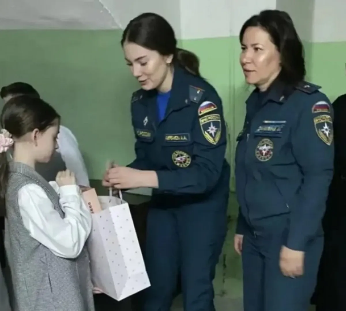 В Пензе в гимназии №1 провели тренировку по действиям при ЧС