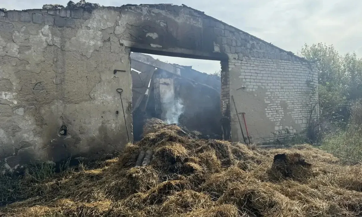 В селе Ульяновка при пожаре погибли двое мужчин