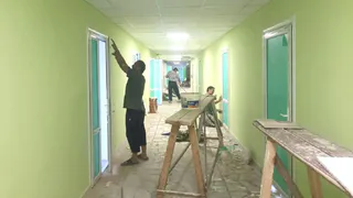Капремонт второго этажа в Кузнецкой ЦРБ вышел на финишную прямую