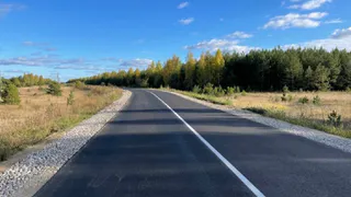 На подъезде к Русскому Камешкиру обновили 5,5 км дороги