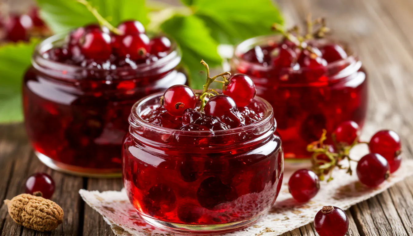 Беру красную смородину и за 10 минут варю вкуснющее желе — такое густое, что из баночки не выпадает
