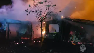 МЧС по Пензе прокомментировало пожар в цыганском поселке на 2-й Офицерской