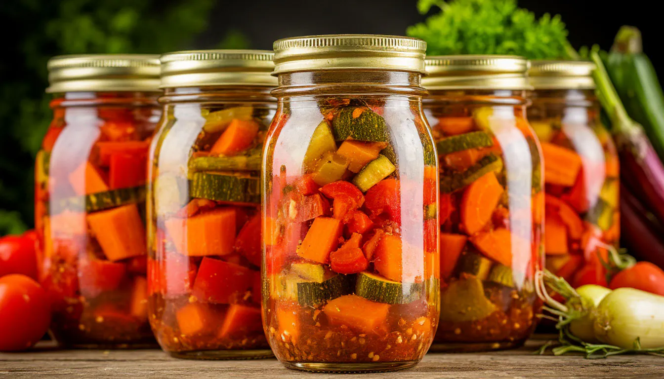 Уже много лет закрываю только так! Потрясающе вкусное ассорти из овощей на зиму - мой любимый рецепт