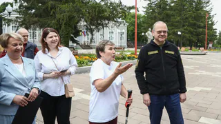 Глава Пензенской области проконтролировал ход работ в Центральном парке