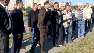 Мэр Денисов осмотрел содержание центральных улиц города и высказал претензии строителям и бизнесу