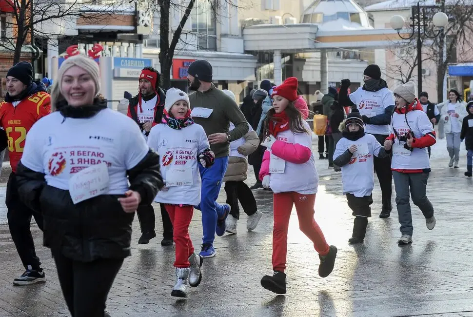 В 2025 году пензенцы стали участниками традиционной новогодней пробежки