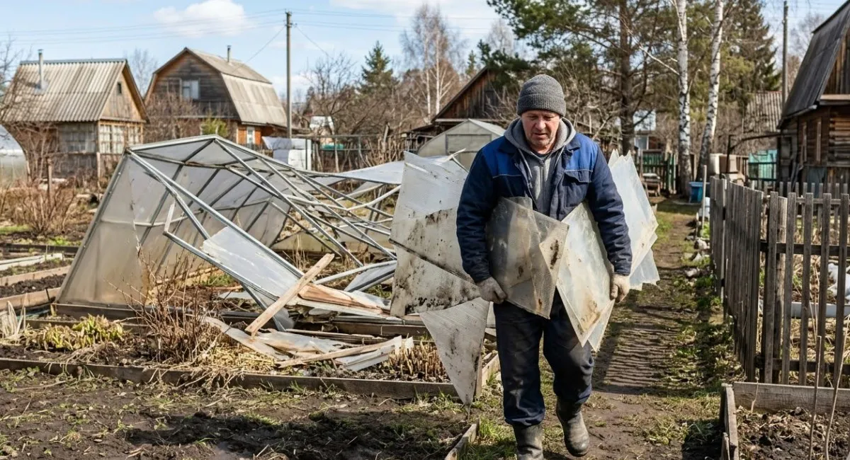 Никогда не выбрасываю старый поликарбонат с теплицы: 5 простых способов его применения облегчат жизнь на огороде