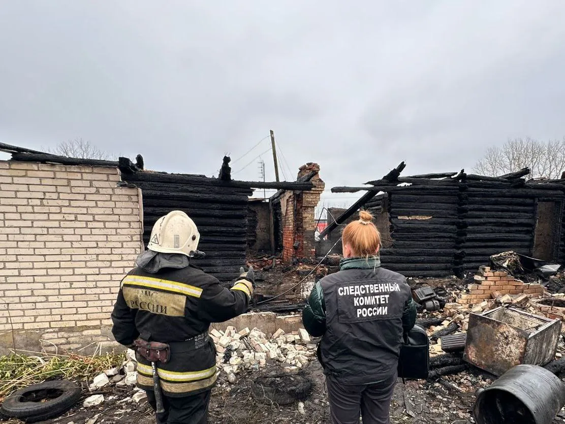 В Лопатинском районе при пожаре погибли двое человек