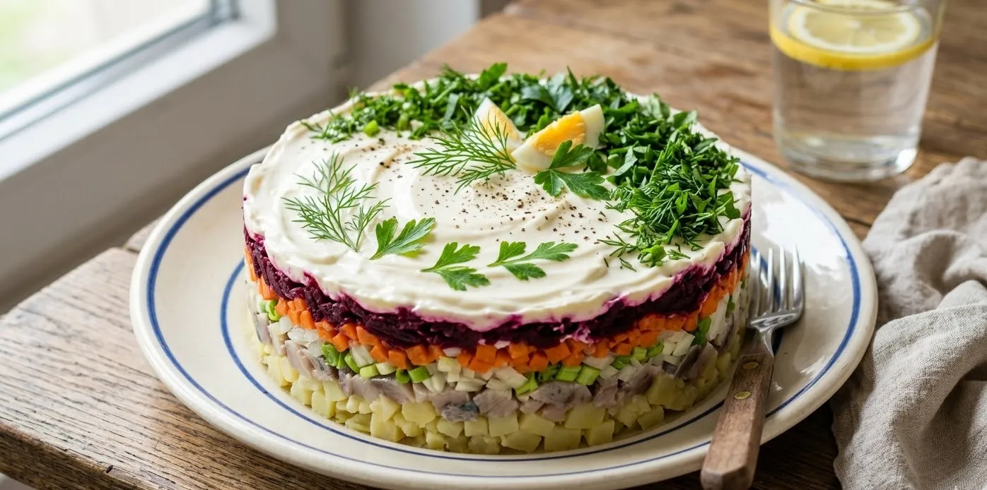 Такую «шубу» всегда ем весной и худею — селёдка в лёгком варианте, а вкус нереально потрясный