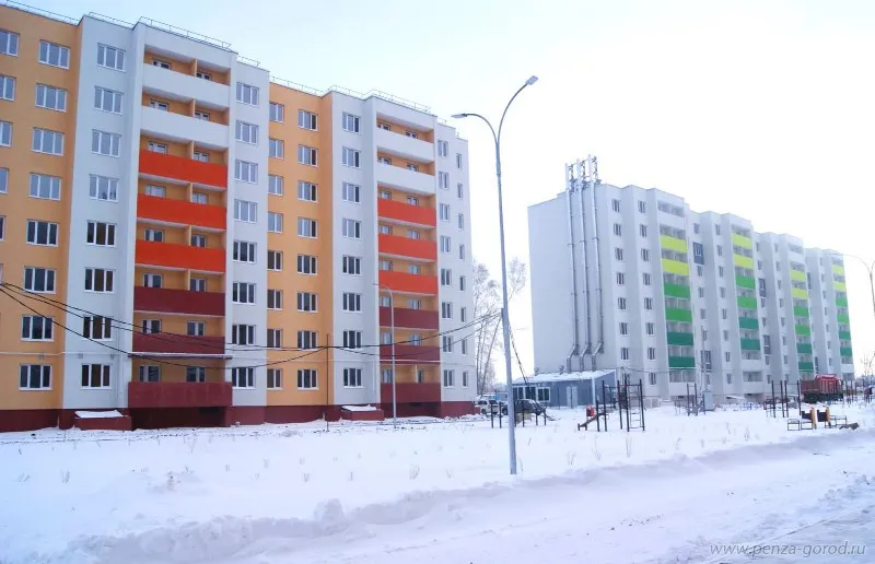В пензенском микрорайоне Заря завершилось строительство домов для переселенцев