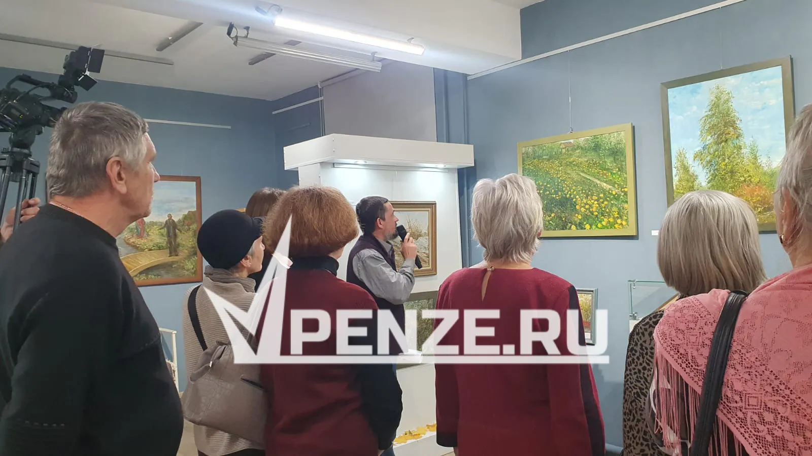 В Заречном открылась выставка Константина Гришина