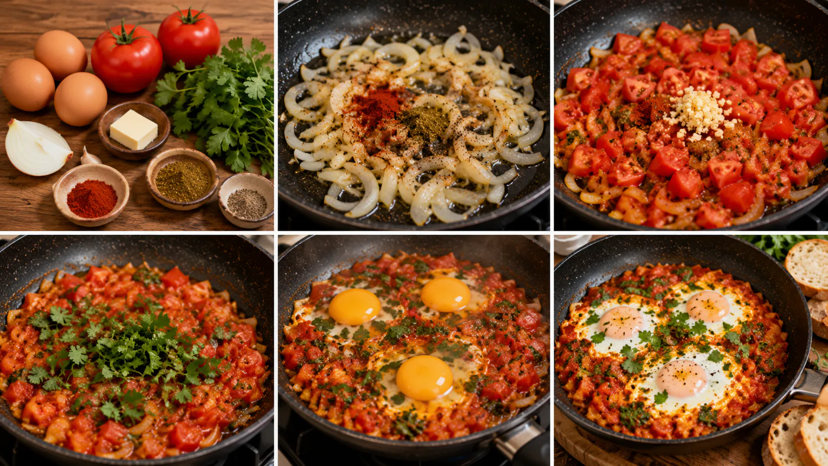 Яичница по-грузински — это хит: аромат пряностей на всю кухню, а вкус — будто завтрак в Тбилиси